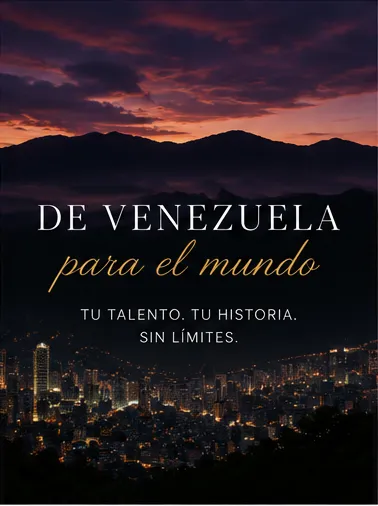 De Venezuela para el mundo — tu talento, tu historia, sin límites